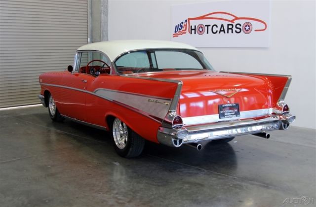 1957 Red Chevrolet Bel Air/150/210