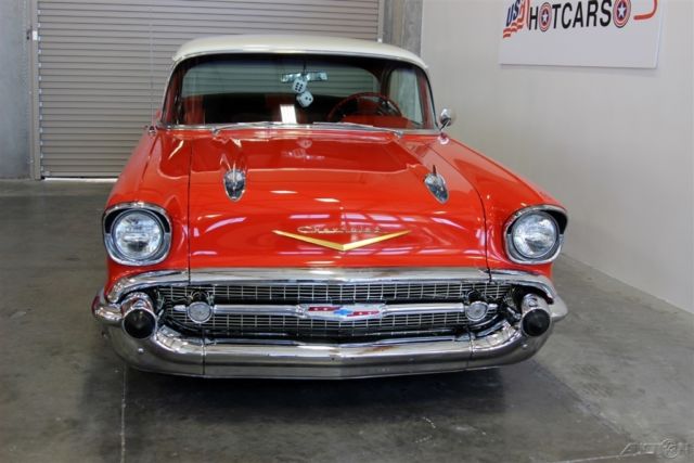 1957 Red Chevrolet Bel Air/150/210