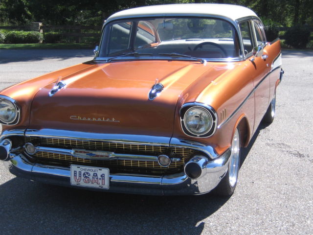 1957 Bronze Chevrolet Bel Air/150/210