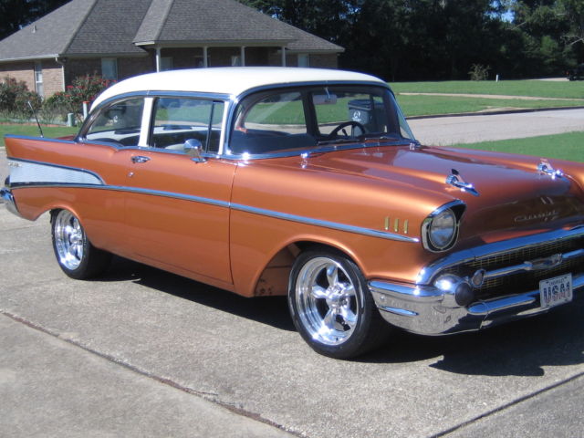 1957 Bronze Chevrolet Bel Air/150/210