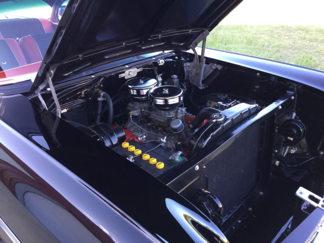 1957 Black Chevrolet Bel Air/150/210 2 door hardtop