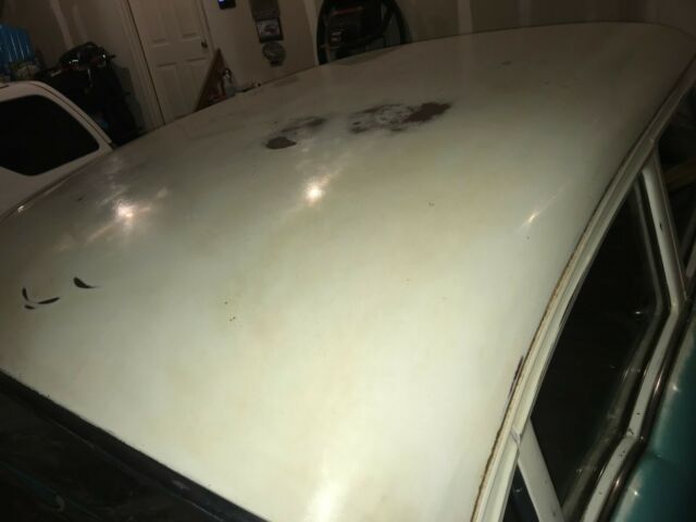 1957 Turquoise & White Chevrolet Bel Air/150/210 Sedan