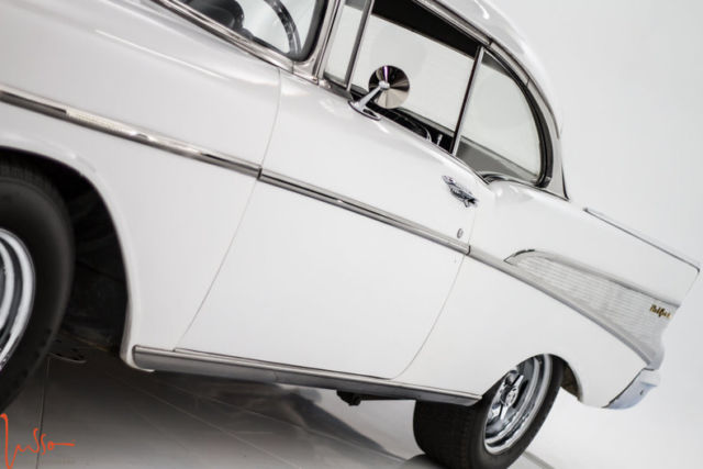 1957 White Chevrolet Bel Air/150/210