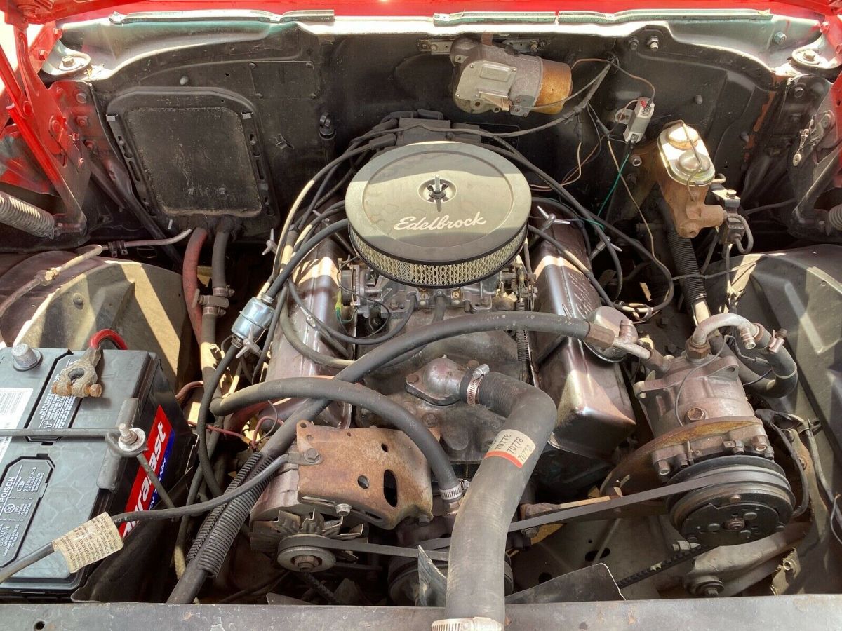 1957 Red Chevrolet Bel Air/150/210 Sedan