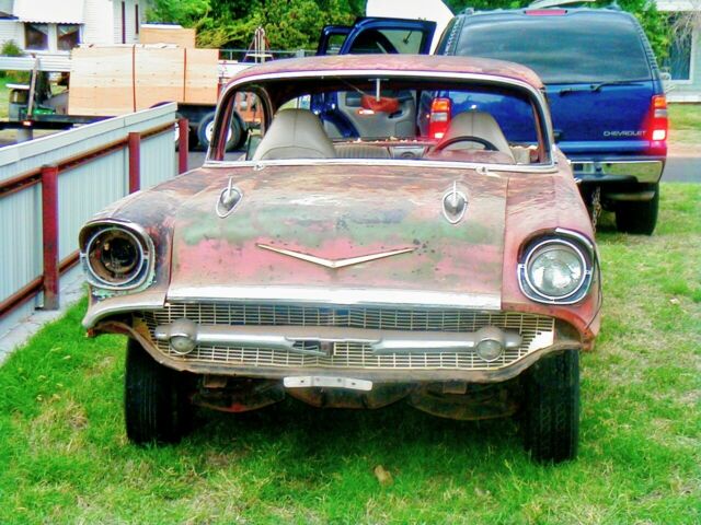 1957 Sierra Gold Chevrolet Bel Air/150/210 2 DR Hardtop