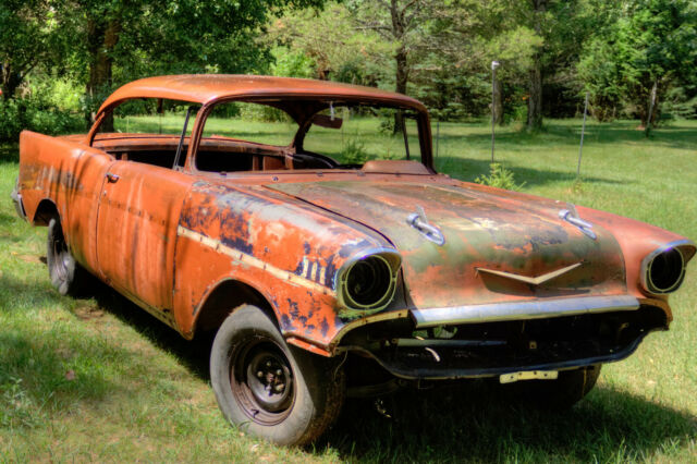 1957 Sierra Gold Chevrolet Bel Air/150/210 2 DR Hardtop