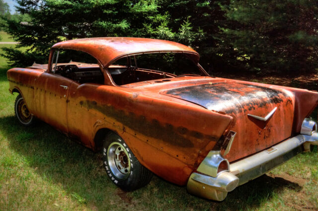 1957 Sierra Gold Chevrolet Bel Air/150/210 2 DR Hardtop