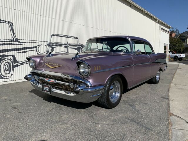 1957 Silver Chevrolet Bel Air/150/210 Coupe