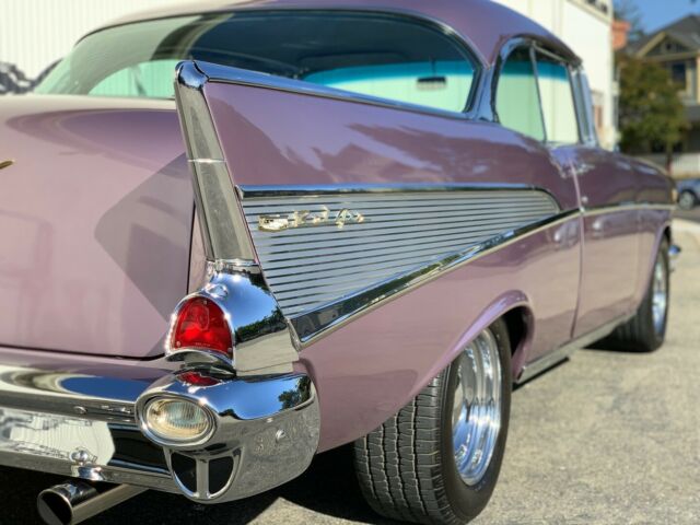 1957 Silver Chevrolet Bel Air/150/210 Coupe