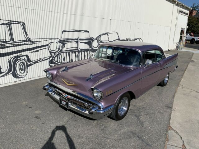1957 Silver Chevrolet Bel Air/150/210 Coupe