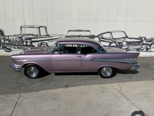 1957 Silver Chevrolet Bel Air/150/210 Coupe