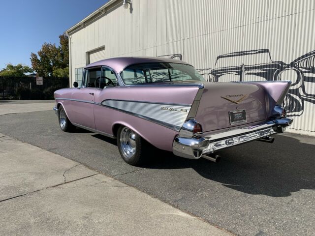 1957 Silver Chevrolet Bel Air/150/210 Coupe