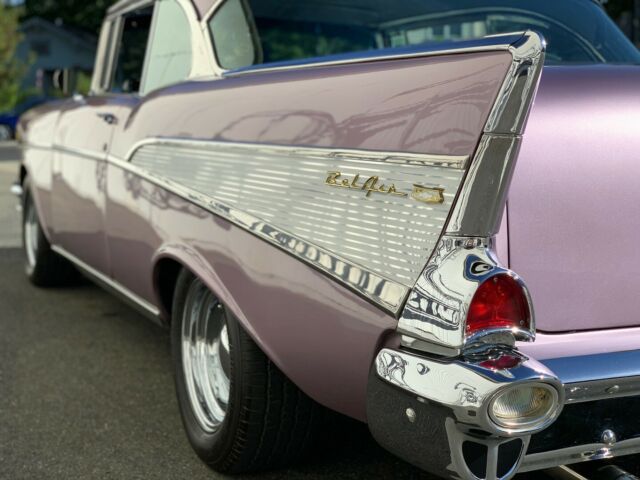 1957 Silver Chevrolet Bel Air/150/210 Coupe