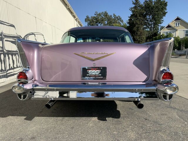 1957 Silver Chevrolet Bel Air/150/210 Coupe