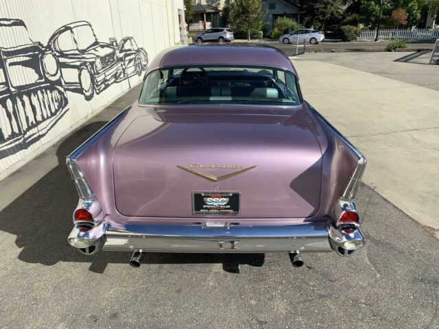 1957 Silver Chevrolet Bel Air/150/210 Coupe