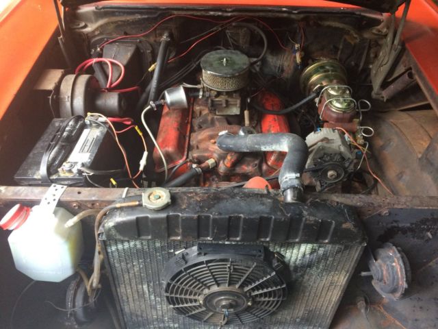 1957 Orange Chevrolet Bel Air/150/210 Sedan