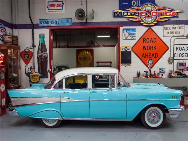 1957 India Ivory/Turquoise Chevrolet Other Pickups Sedan
