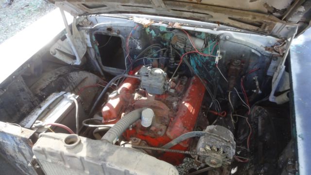 1957 Blue Chevrolet Bel Air/150/210 Sedan