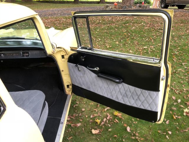 1957 Yellow Chevrolet Bel Air/150/210 Coupe