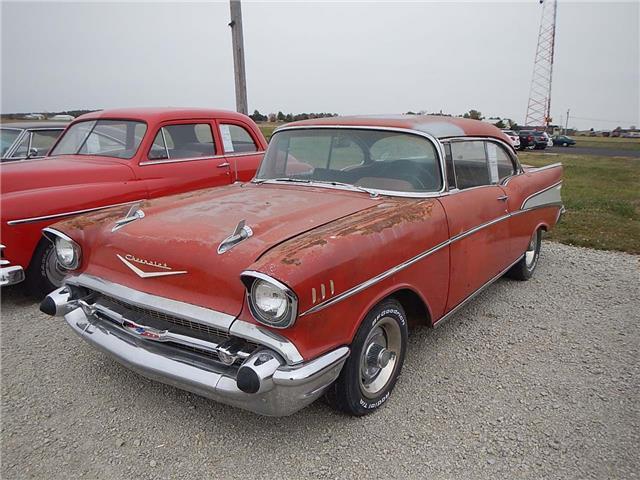 1957 Red Chevrolet Bel Air/150/210 --