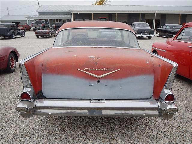 1957 Red Chevrolet Bel Air/150/210 --