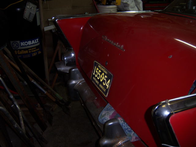 1957 Red/White Chevrolet Bel Air/150/210 4 Dr Hard Top