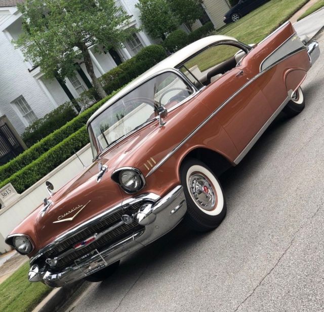 1957 Adobe Beige/ Sierra Gold Chevrolet Bel Air/150/210