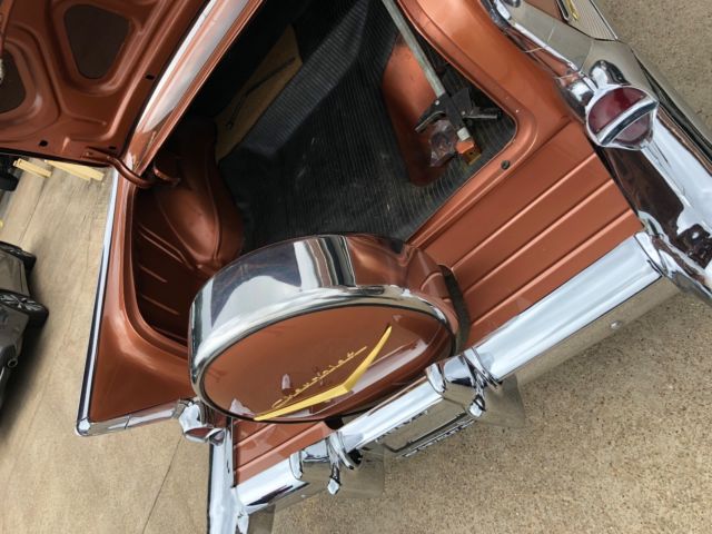 1957 Adobe Beige/ Sierra Gold Chevrolet Bel Air/150/210