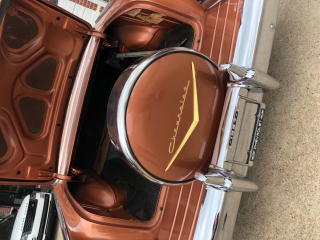 1957 Adobe Beige/ Sierra Gold Chevrolet Bel Air/150/210
