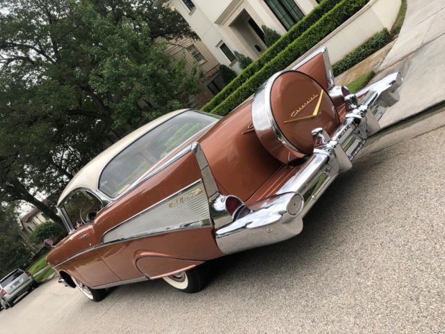 1957 Adobe Beige/ Sierra Gold Chevrolet Bel Air/150/210