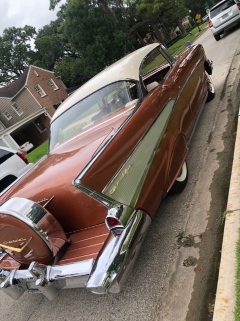 1957 Adobe Beige/ Sierra Gold Chevrolet Bel Air/150/210
