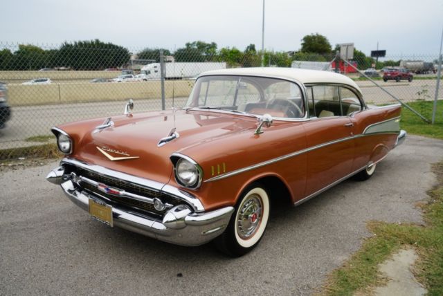 1957 Adobe Beige/ Sierra Gold Chevrolet Bel Air/150/210