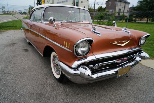 1957 Adobe Beige/ Sierra Gold Chevrolet Bel Air/150/210