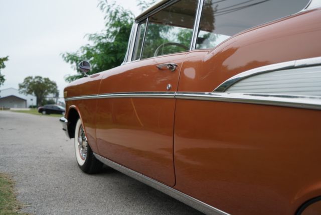 1957 Adobe Beige/ Sierra Gold Chevrolet Bel Air/150/210