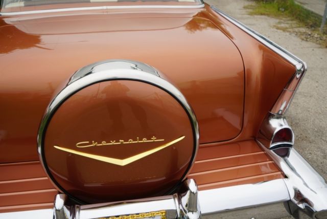 1957 Adobe Beige/ Sierra Gold Chevrolet Bel Air/150/210