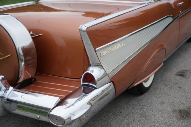 1957 Adobe Beige/ Sierra Gold Chevrolet Bel Air/150/210