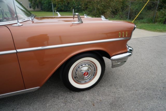 1957 Adobe Beige/ Sierra Gold Chevrolet Bel Air/150/210