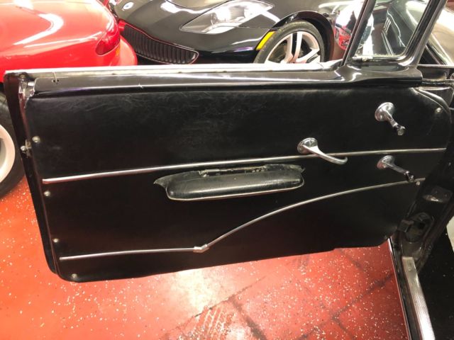 1957 Black Chevrolet Bel Air/150/210 Coupe