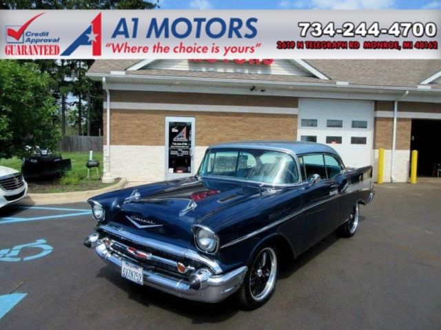 1957 Blue Chevrolet Bel Air/150/210 Coupe