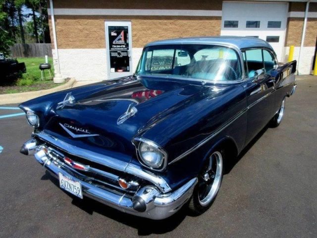 1957 Blue Chevrolet Bel Air/150/210 Coupe