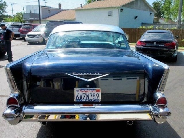 1957 Blue Chevrolet Bel Air/150/210 Coupe