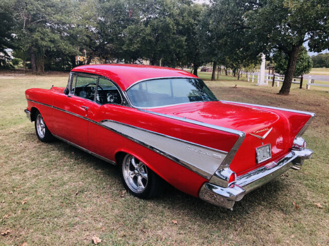 1957 Red Chevrolet Bel Air/150/210 --