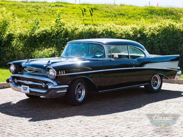1957 Black Chevrolet Bel Air/150/210 --