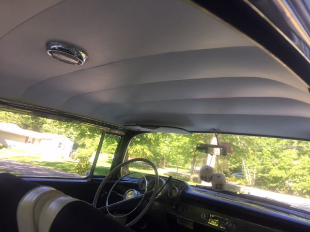 1957 White Chevrolet Bel Air/150/210 Coupe