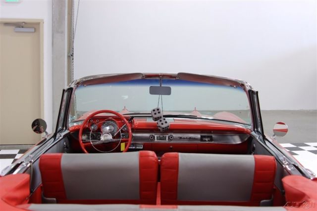 1957 Orange Chevrolet Bel Air/150/210 Convertible