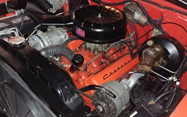1957 Red Chevrolet Bel Air/150/210 Convertible