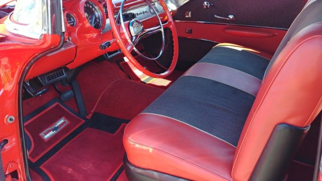 1957 Red Chevrolet Bel Air/150/210 Convertible