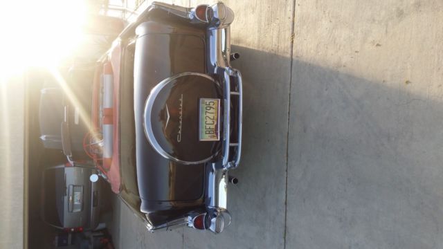 1957 Black Chevrolet Bel Air/150/210 Convertible