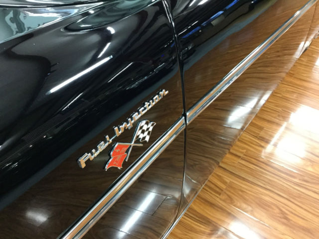 1957 Black Chevrolet Bel Air/150/210 Convertible