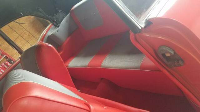 1957 Red Chevrolet Bel Air/150/210 Convertible